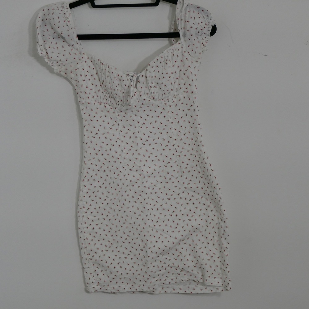 Princess Polly Womens Dress 4 White‎ Floral Mini Coquette Cottagecore Romantic
